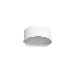 LED Outdoor Downlight Ø 12cm, IP44, 15W 3000/4000/6000K (CCT Switch) 1140lm 120°, Aluminium / PC, weiß