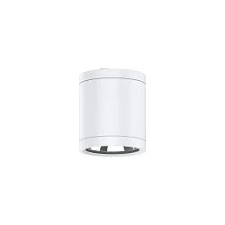 LED Outdoor Downlight Ø 9cm, IP65, 15W 3000/4000/5000K (CCT Switch) 1200-1350lm 70°, Aluminium / Glas, weiß