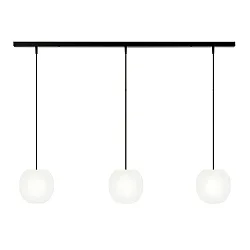 pendant luminaire ACAI 16 3 flames E27 IP20, mat, opal white dimmable