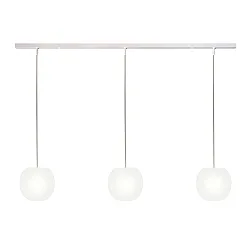 pendant luminaire ACAI 16 3 flames E27 IP20, mat, opal white dimmable