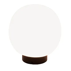 Tischleuchte ACAI, Ø16cm, E27, IP20, mit Schalter, opalweiß matt 