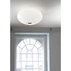 Ceiling luminaire AIH, 2x E27, IP20, white glossy