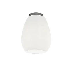 Ceiling luminaire BAGAN, E27, IP20, opal white matt