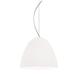 Pendelleuchte BELL, 1-flammig, E27, IP20, Ø 21cm, weiß-matt