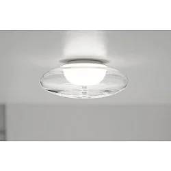 LED Deckenleuchte BLOO, 16W 2700K 1520lm, dimmbar, außen kristallklar / innen opalweiß matt