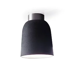 ceiling luminaire CLAVIO E27 IP20, aluminium, creme dimmable