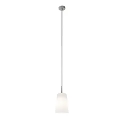 pendant luminaire MESA 1 flame E27 IP20, white matt dimmable