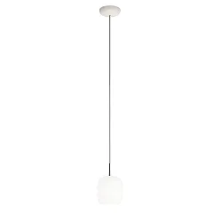 pendant luminaire MUREA E27 IP20, mat, opal white dimmable