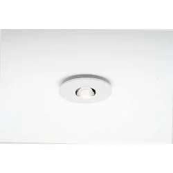 LED Deckenleuchte TET, mit Linse, Ø 14.5cm, Aufbau / Einbau, 10W 2700K 890lm, dimmbar, Glas weiß / Armatur weiß