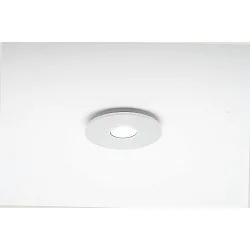 LED Deckenleuchte TET, ohne Linse, Ø 14.5cm, Aufbau / Einbau, 10W 2700K 890lm, dimmbar, Glas weiß / Armatur weiß