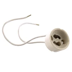 GU10 Fassung für 230V Leuchtmittel, mit 15cm Kabel (2-polig, offen)