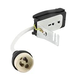 GU 10 socket with spacer