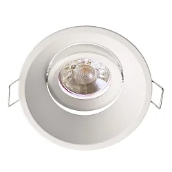 Deckeneinbauring ARKTUR, RUND, 12V DC, GU5.3 (MR16), max. 50W, 30° neigbar
