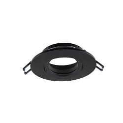 recessed spotlight SAMSOLA MAX round, swivelling IP20, black dimmable