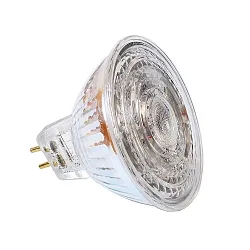 LED Stiftsockel-Reflektorlampe MR16, 12V AC/DC, GU5.3, 3.8W 3000K 345lm 36°