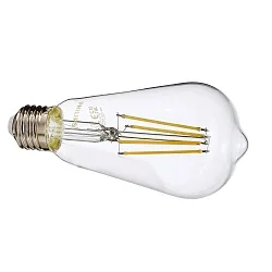 LED Filament Edison-Birnenform MASTER VALUE ST64, E27, 5.9W 2700K 806lm, klar