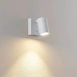 reading lamp CAN TILT SQUARE USB square, with switch, with USB charging function, cardanic swivelling GU10 IP20, white