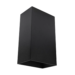wall luminaire CAN SQUARE UP&DOWN 2 flames, square GU10 IP20, black