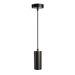 pendant luminaire LUCEA 10 IP20, transparent, deep black dimmable