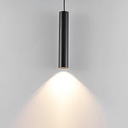 Spot-Spot-Pendelleuchte CAN 350, IP20, Kopf 35cm / Textil-Kabel max. 170cm, GU10, starr, weiß
