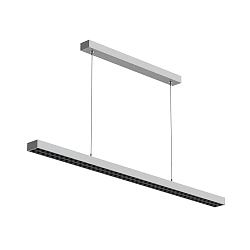 LED Pendelleuchte OFFICE THREE STANDARD UP AND DOWN, 180-264V AC, 56W 4000K, CRi>95, UGR 6, DALI steuerbar / dimmbar, hellgrau