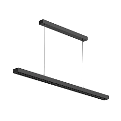 LED Pendelleuchte OFFICE THREE STANDARD UP AND DOWN, 180-264V AC, 56W 4000K, CRi>95, UGR 6, DALI steuerbar / dimmbar, schwarz