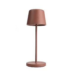 LED-Akku-Tischleuchte CANIS MINI, IP65 IK04, 3.7V, 2.3W 2200/3000K, Touch-Dimmer, ohne USB-Ladestation & Netzteil, terracotta