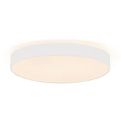 LED Deckenaufbauleuchte MENKAR Wandleuchte, 40cm, 41W, 3000/4000K, IP20, weiß