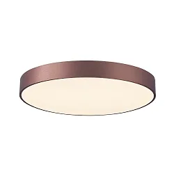 LED Deckenaufbauleuchte MENKAR Wandleuchte, 40cm, 41W, 3000/4000K, IP20, Kaffee