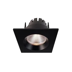 KapegoLED Deckeneinbauring Orionis, eckig, stromkonstant, 17-19V DC, 350mA, 6.5W, warmweiß, schwarz-matt