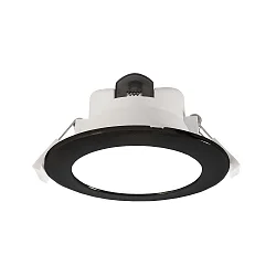 LED Deckeneinbauleuchte ACRUX 145, Ø17.4cm, 16W 3000/4000/6000K (CCT) 1570m 90°, dimmbar, weiß matt / schwarz