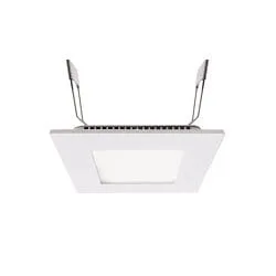 LED Downlight ANIK 90, eckig, 9W, IP20/IP44, dimmbar, weiß, 2700K, 1020lm