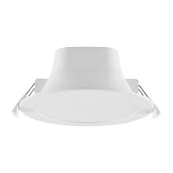 LED Downlight ACRUX PRO 120 CCT, IP54 IK05, Ø 14.5cm, 9-15W 2700/3000/4000K 1950lm 100°, CRi>90, UGR<19, dimmbar, weiß