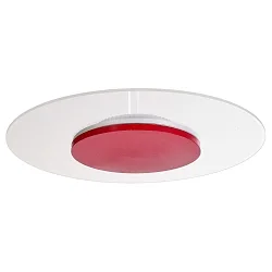 LED Deckenleuchte ZANIAH 37, IP20, 18W 3000K, dimmbar, rot