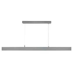 Pendant luminaire D PROFESSION DOWN, power supply unit 1-10V, 200-240V AC/50-60Hz, 28W, silver