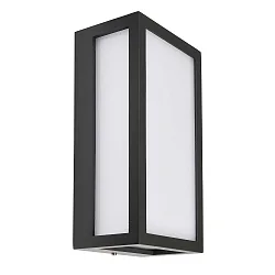 LED Außenwandleuchte GRUMIUM ECKIG CCT I - Rahmenlinien, IP54, 10W 3000/4000K (CCT Switch) 450lm, dunkelgrau
