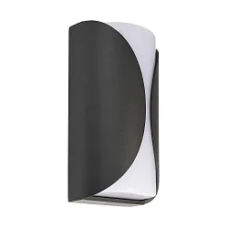 LED Außenwandleuchte GRUMIUM RUND II - Taille, IP54, 10W 3000K 210lm, dunkelgrau