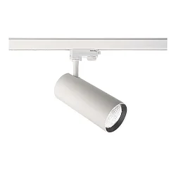 3-Phasen Strahler HORUS, 230V AC, UGR <19, schaltbar, 30W, 3000K 2525lm 40°, weiß matt
