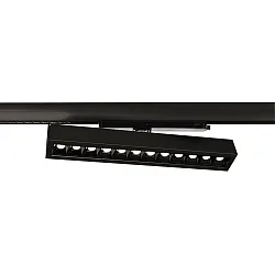 3-Phasen Schienenleuchte ALNITAK 24-30W, 33.6cm, Linsenoptik, 30W 4000K 3068lm 34°, dreh-/schwenkbar, Schwarz