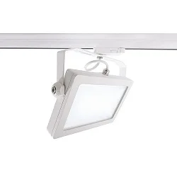 3-phase spot FLOOD SMD IP20, satined, traffic white