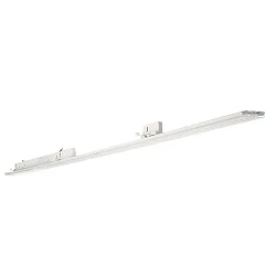 LED 3-Phasen-Leuchte LINEAR PRO TILT, IP20, 150cm, CRi >90, UGR <19, schwenkbar, DALI steuerbar, 50W 3000K 8000lm, weiß
