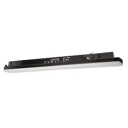LED 3-Phasen Leuchte LINEAR PRO 60, IP20 IK03, Multipower, CRi >90, DALI dimmbar, 14-20W 4000K 2850lm 120°, schwarz