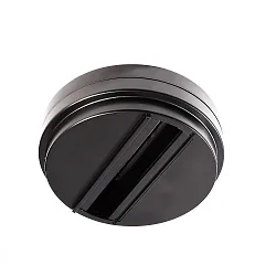 Zubehör für 3-Phasen-Schienensystem D LINE - Aufbau-Adapter für Leuchten, 220-240V AC / 50-60Hz, Schwarz