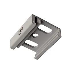 Zubehör für 3-Phasen-Schienensystem D LINE - Montagehalter Deckenbefestigung Flex, Grau