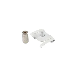 3-Phasen Schnellmontageklammer D LINE/DALI Rasterdecken für Seilabhängung Mini, weiß