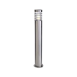 Floor lamp Estada outdoor luminaire, 220-240V AC / 50-60Hz, E27, 11W, IP44, stainless steel, clear glass