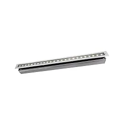 KapegoLED Bodeneinbauleuchte LINE VI, 220-240V, 32W, Silber klar / transparent, warmweiß