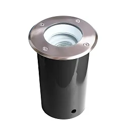 Bodeneinbauleuchte PAVO SET ROUND, IP67, 220-240V AC, GU10 max. 9W, Edelstal-Blende, begehbar, schwenkbar