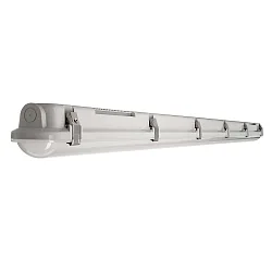 LED Feuchtraumleuchte TRI PROOF BASIC, IP65 IK08, 140lm/W, durchverdrahtet, lichtgrau, 151cm, 55W 4000K 7700lm 120°