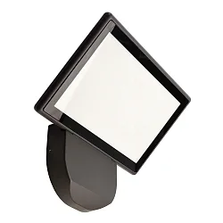 LED Außenwandleuchte ALKES L, IP65, 220-240V AC, 36W 3000K, Kopf 45° geneigt, Anthrazit, ohne Sensor